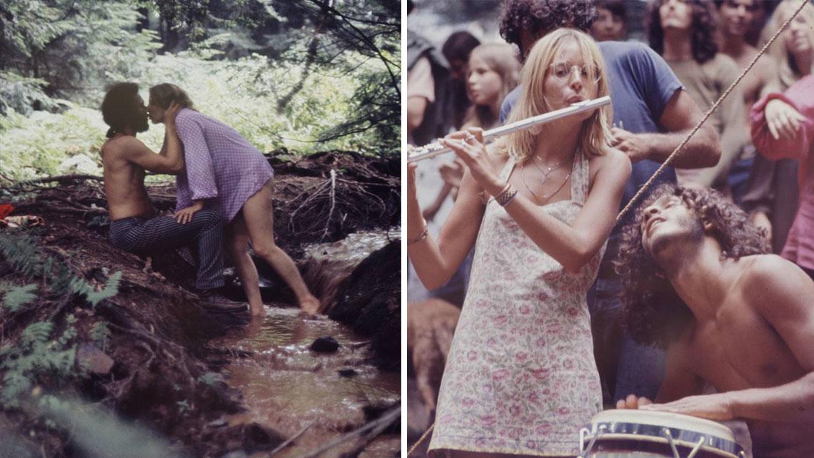 Woodstock hippie rock festival