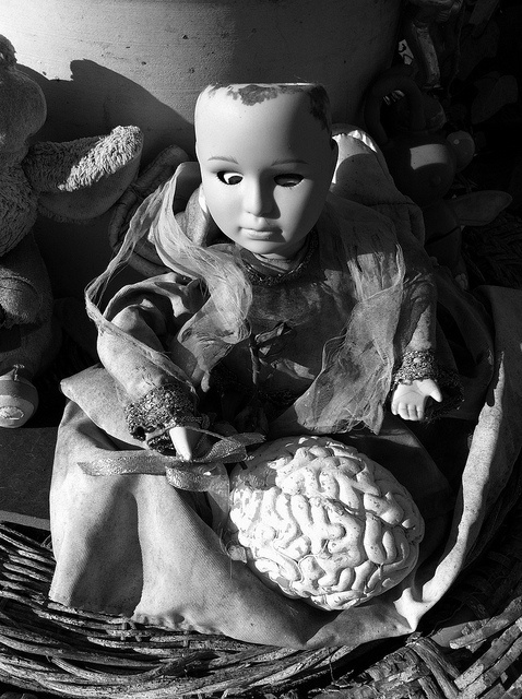 juguetes munecos miedo terror vintage 13
