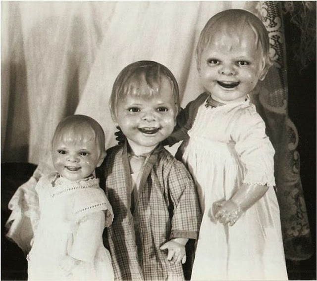 juguetes munecos miedo terror vintage 4