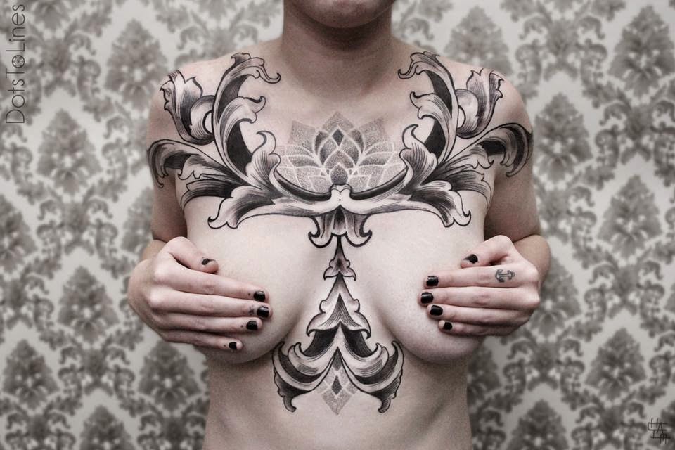 Chaim Machlev tatuajes minimalistas geometricos 13