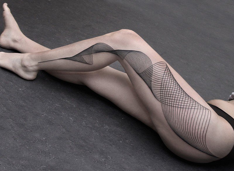 Chaim Machlev tatuajes minimalistas geometricos 6