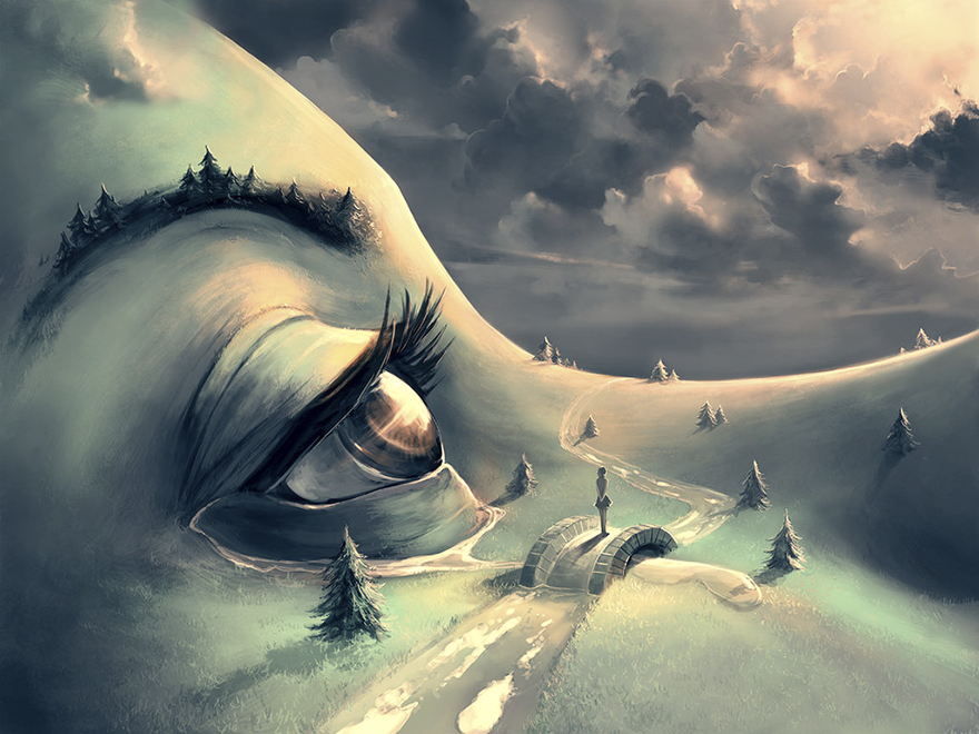 Ciryl Rolando dibujos inspirados en Hayao Miyazaki Tim Burton 13