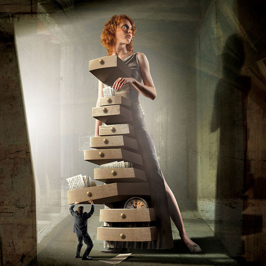Igor Morski oscuras surrealistas ilustraciones 10