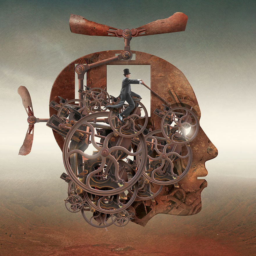 Igor Morski oscuras surrealistas ilustraciones 15