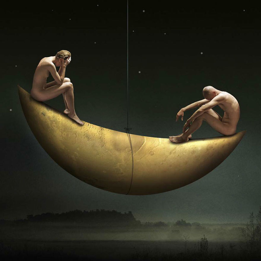 Igor Morski oscuras surrealistas ilustraciones 22