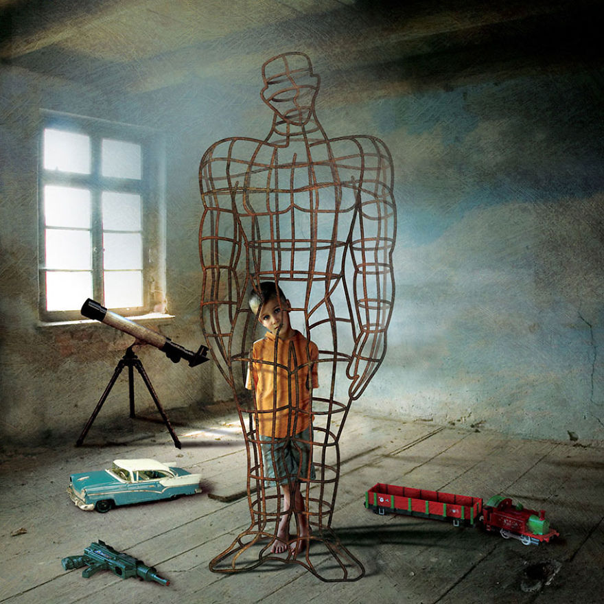 Igor Morski oscuras surrealistas ilustraciones 4