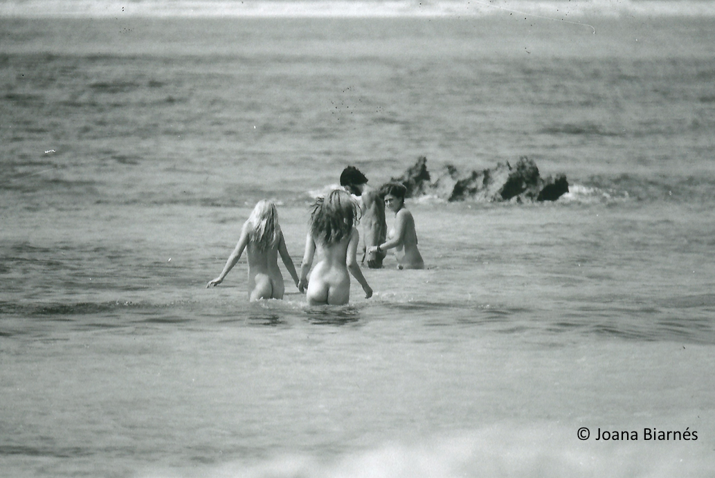Nudistas en Ibiza en los 70s Joana Biarnes fotoperiodista espanola