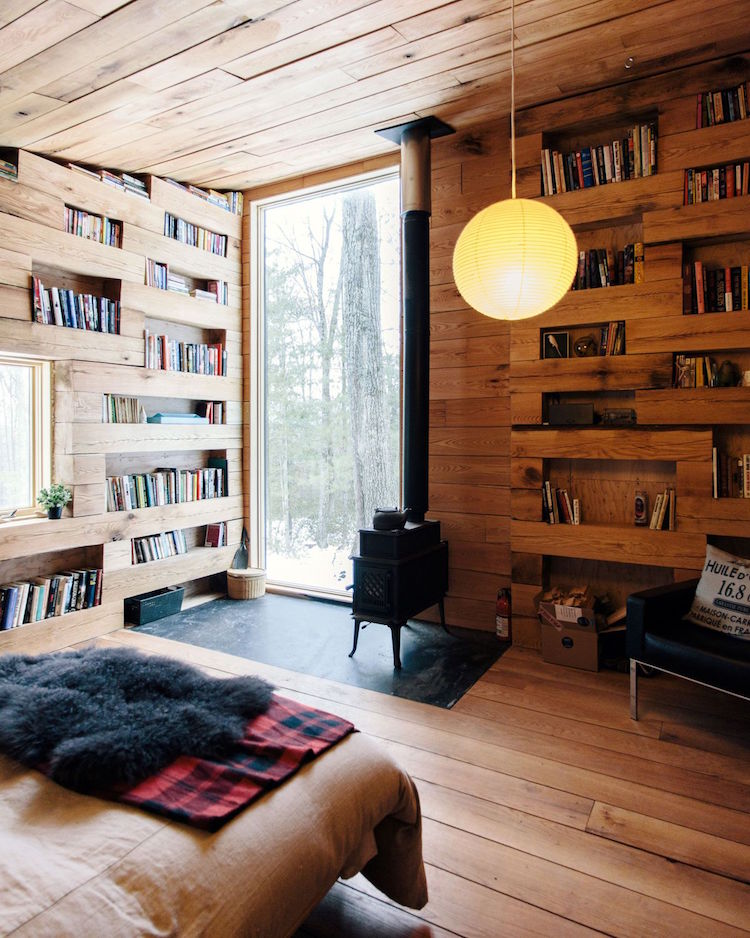 Studio Padron libreria escondida bosque 3