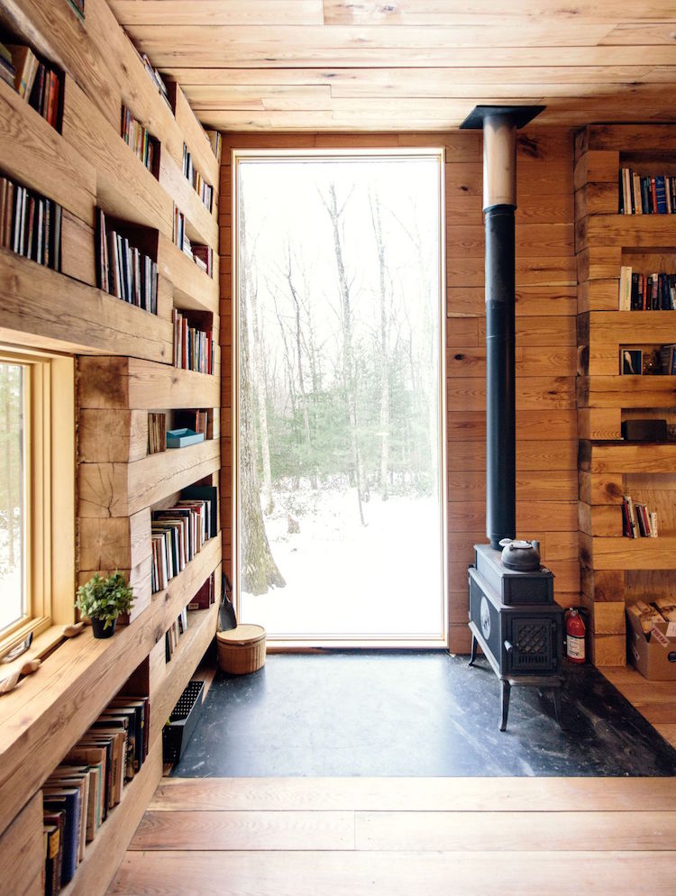 Studio Padron libreria escondida bosque 4