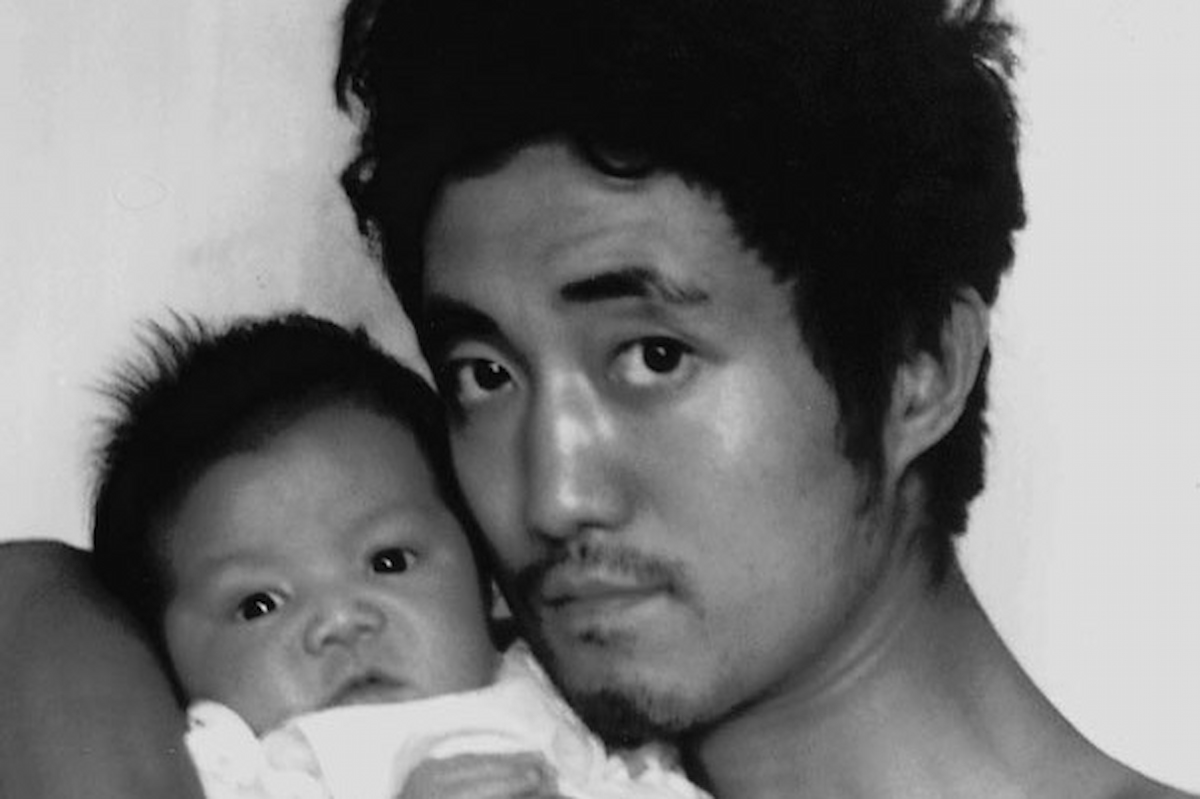 Padre e hijo se hicieron la misma foto durante 28 años