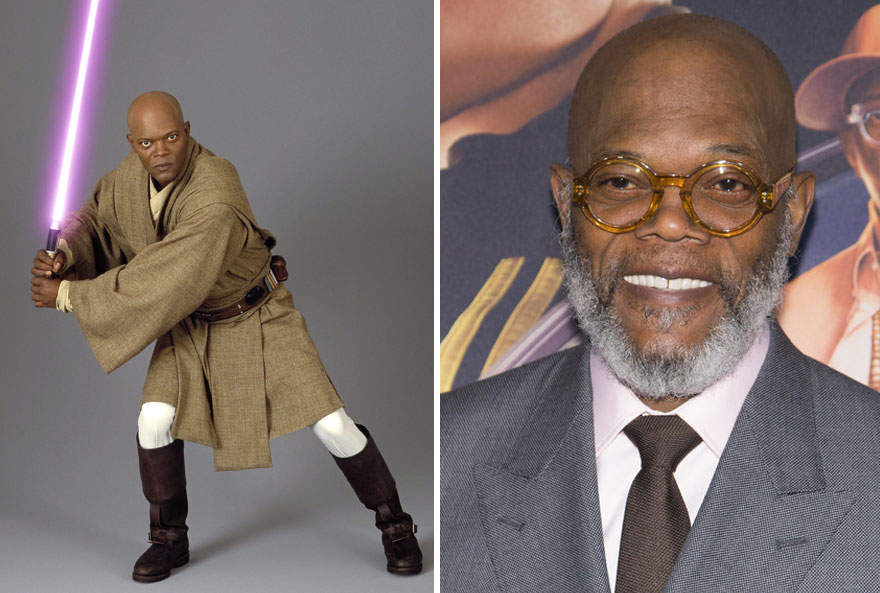 stars wars actors Samuel L Jackson