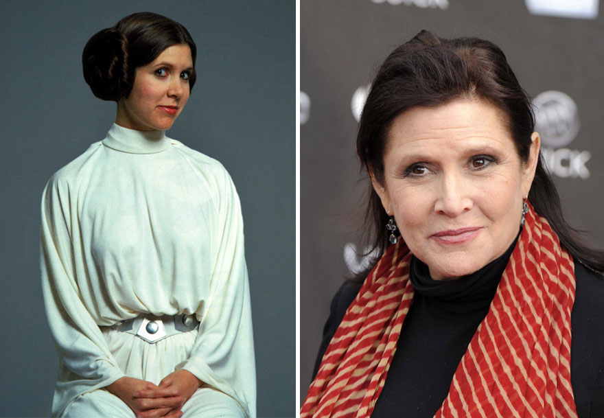 stars wars actors Carrie Fisher