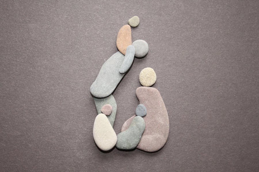 Sharon Nowlan sencillas esculturas piedras 6