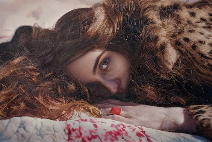 Yigal Ozeri pintura hiperrealista