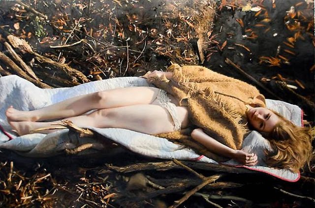 Yigal Ozeri pintura hiperrealista