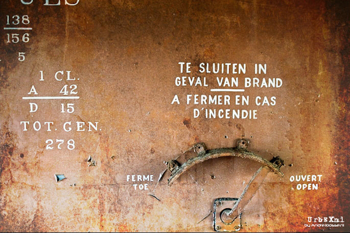 Tren Orient Express oxidado.