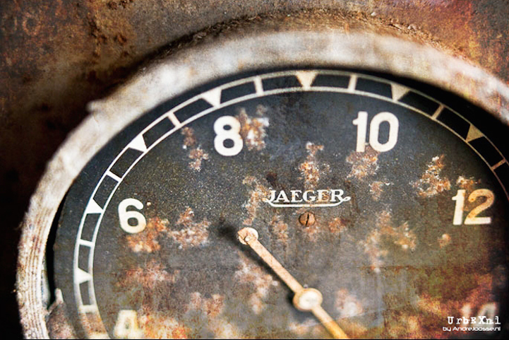 Tren Orient Express oxidado.