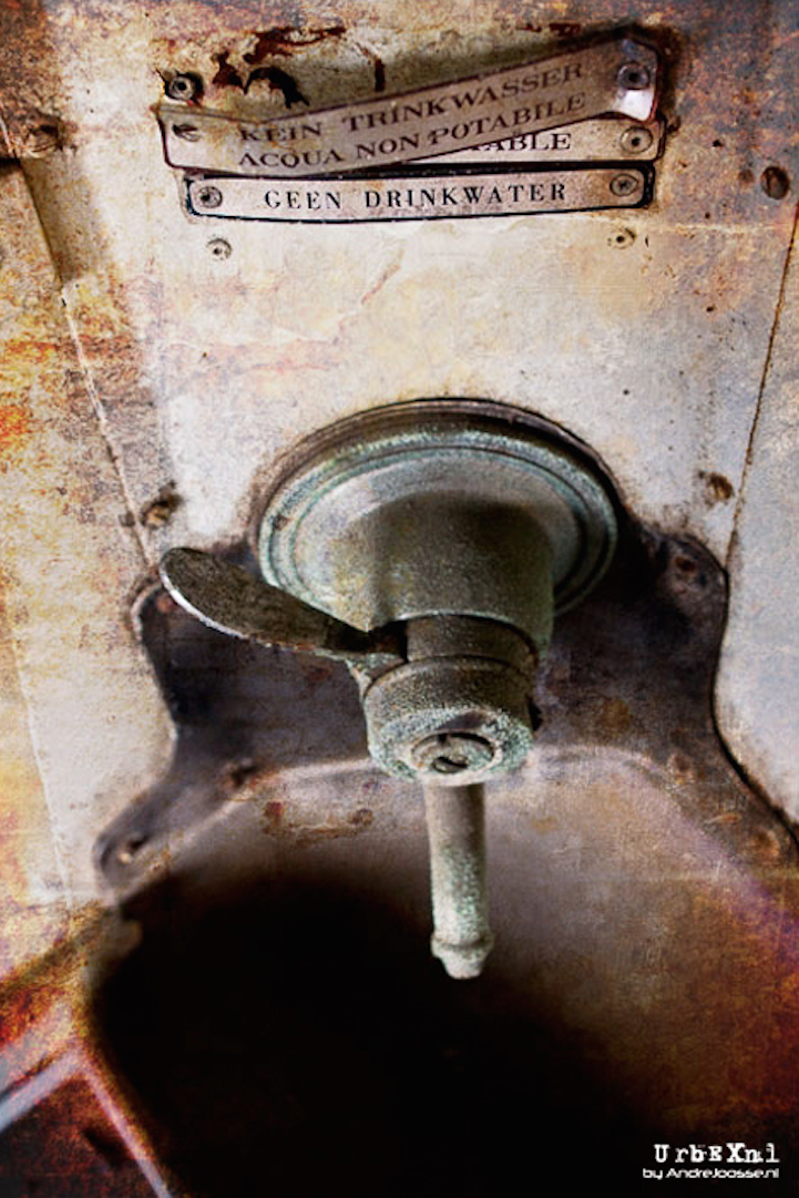Tren Orient Express oxidado.