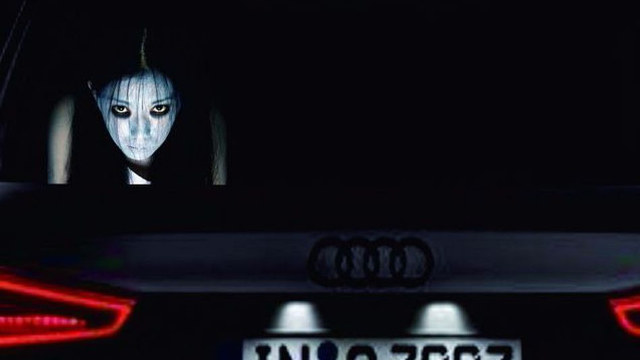 terror cristal trasero coche 6