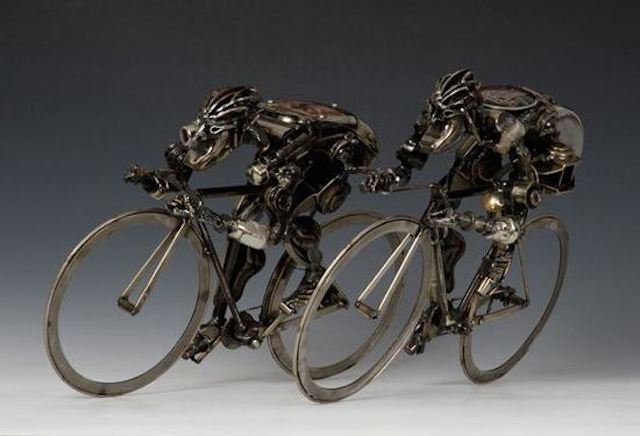 James Corbett esculturas piezas de coche 10