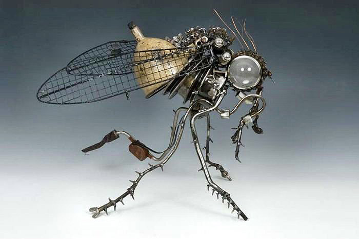 James Corbett esculturas piezas de coche 4