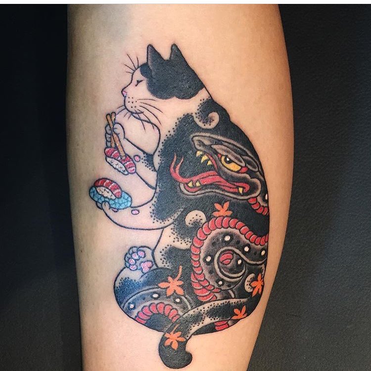 Kazuaki Horitomo gatos tatuados 13