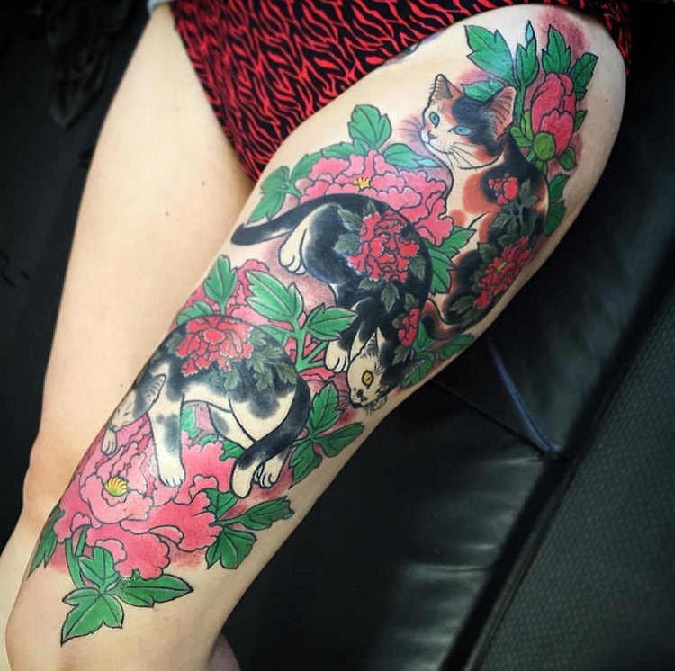 Kazuaki Horitomo gatos tatuados 14