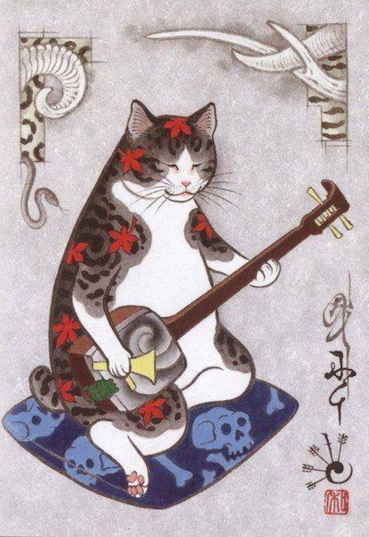 Kazuaki Horitomo gatos tatuados 4