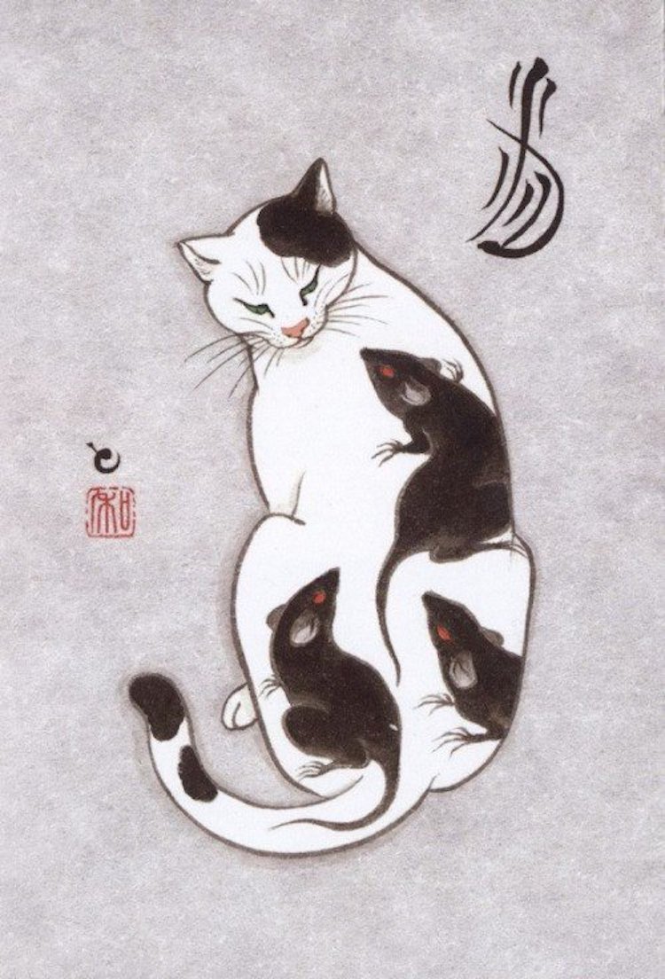 Kazuaki Horitomo gatos tatuados 5