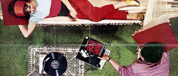 Poster record player ca 1960ies 1400x600
