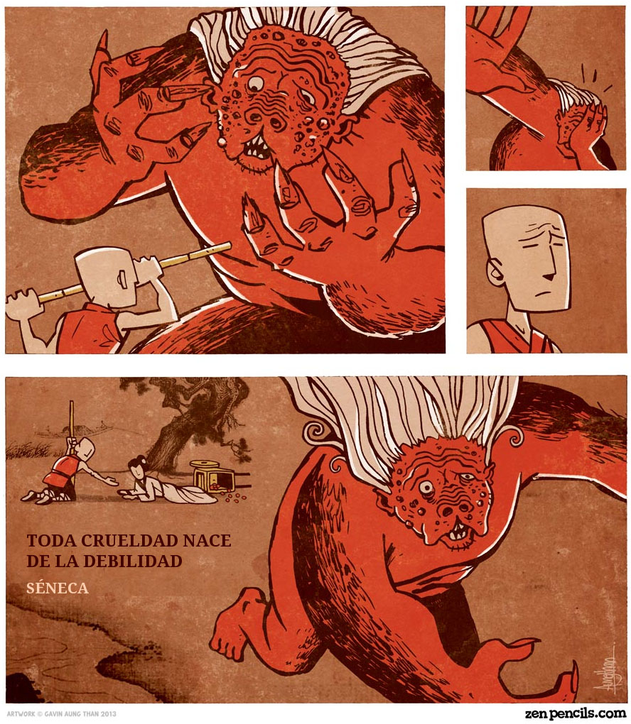 Zen Pencils miedo Seneca 7
