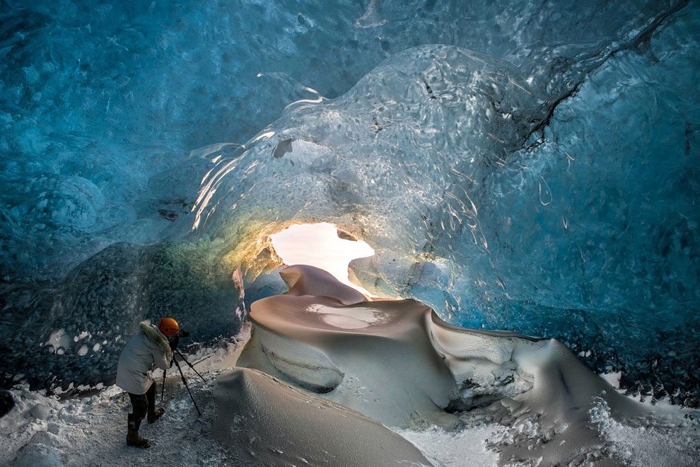 El glaciar Vatnajokull de Islandia el mayor glaciar de Europa