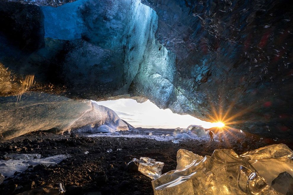 El glaciar Vatnajokull de Islandia el mayor glaciar de Europa