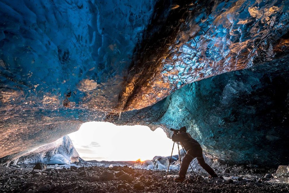 El glaciar Vatnajokull de Islandia el mayor glaciar de Europa