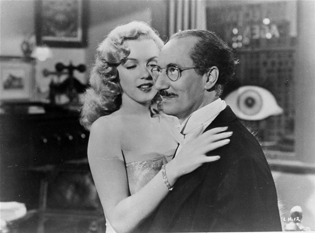 groucho marx marilyn monroe 1949 ap