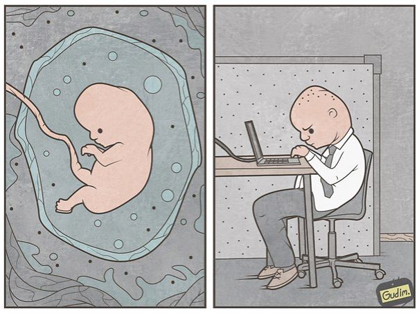 Anton Gudim the most sarcastic humor illustration ever