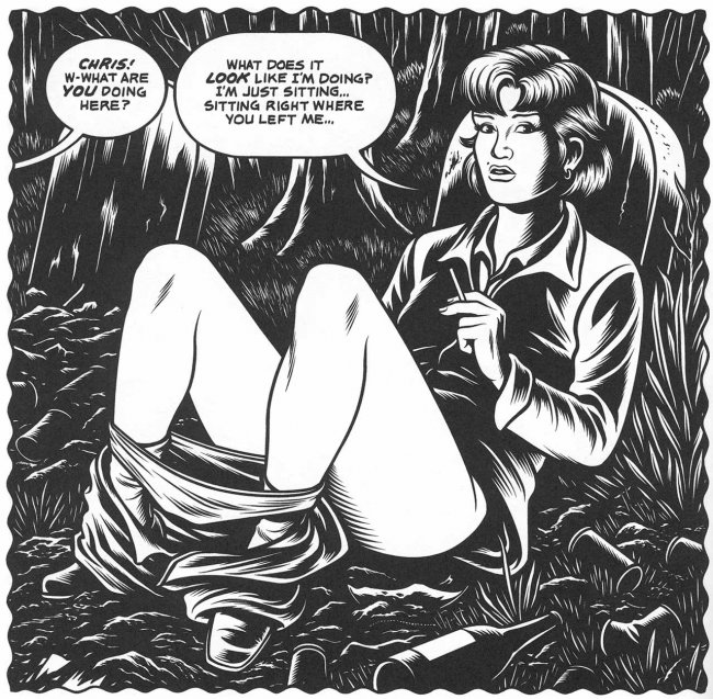 Charles Burns ilustracion erotica
