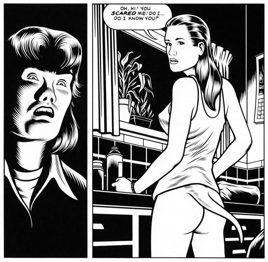 Charles Burns ilustracion erotica 4