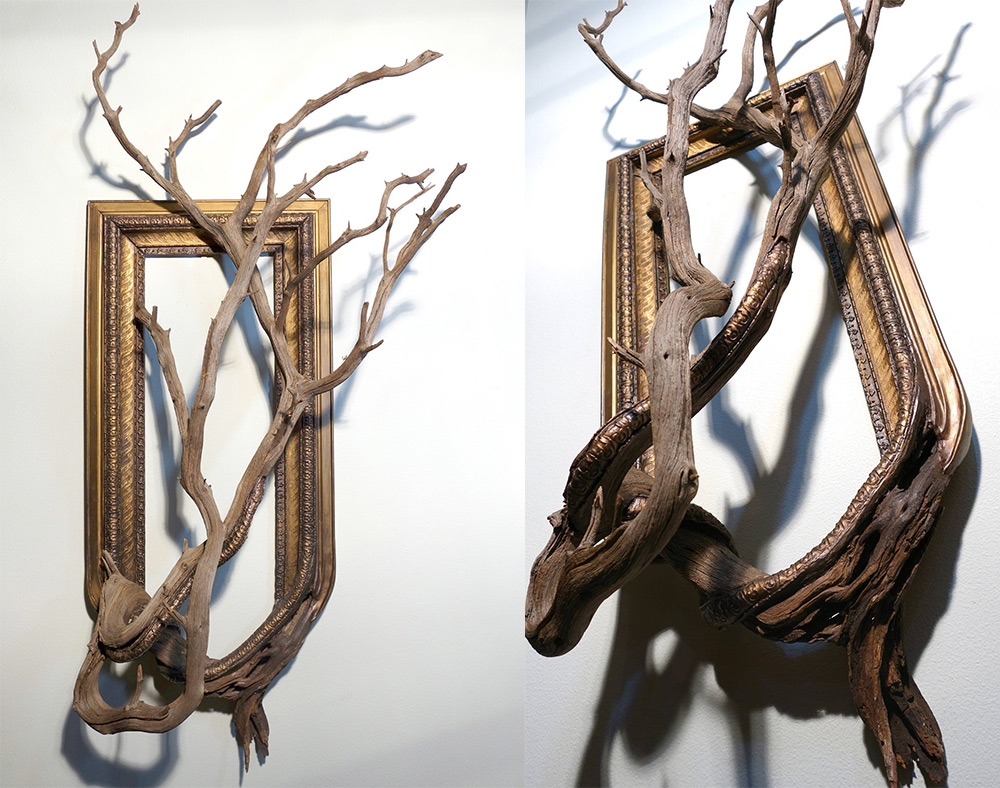 Darryl Cox tree branch frame art3