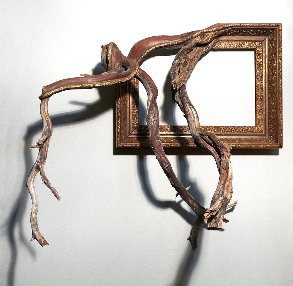 Darryl Cox tree branch frame art4
