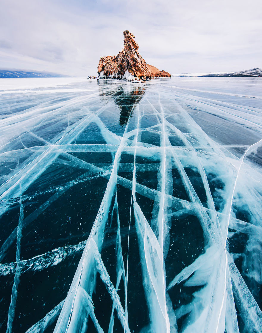 Lago Baikal congelado