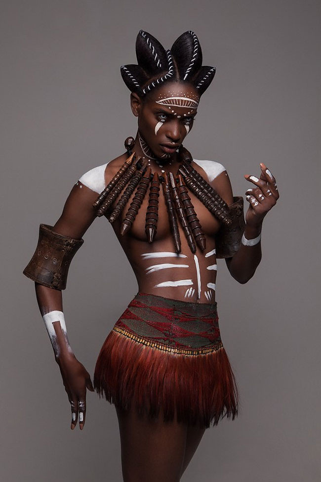 Lisa Farrall peinados africanos 11