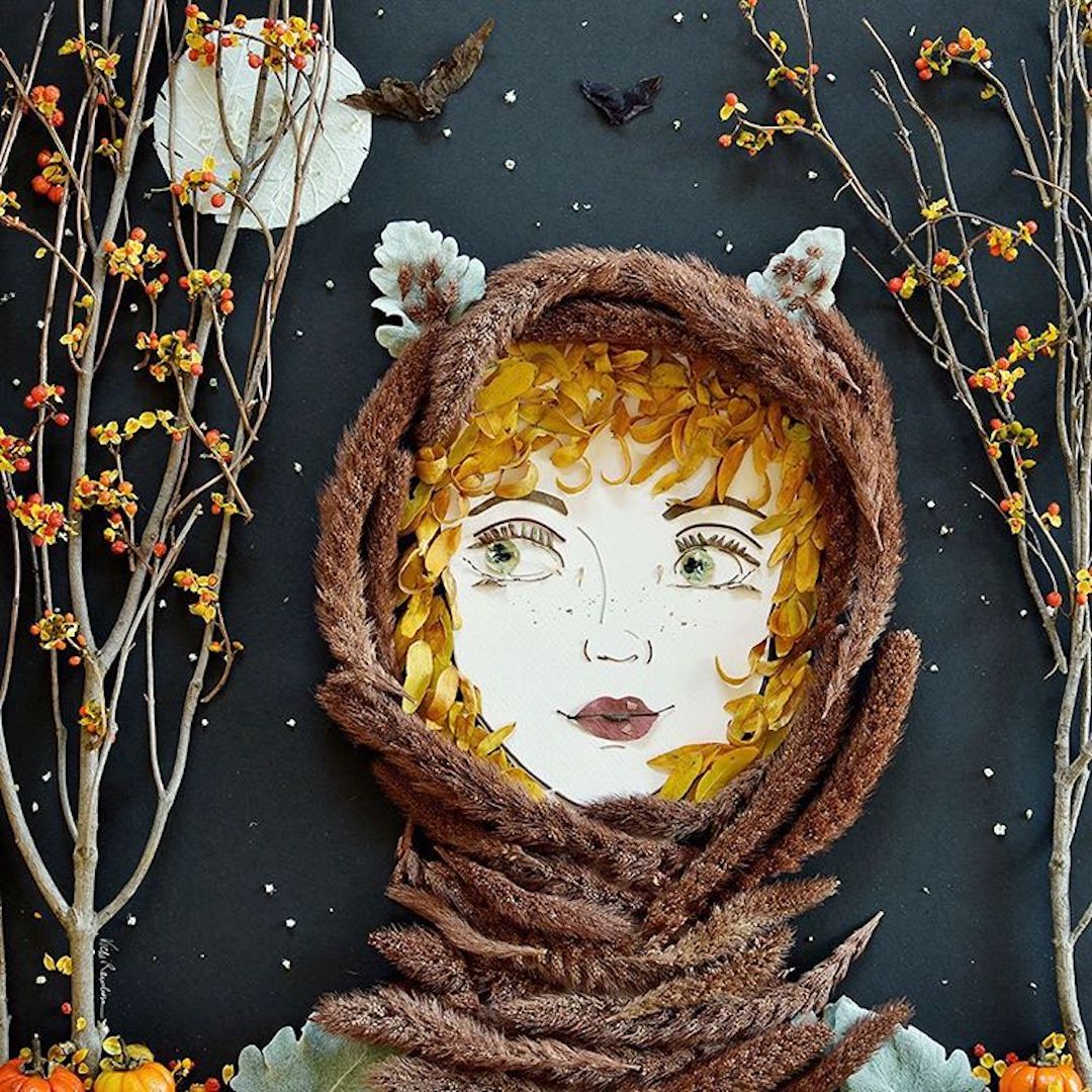 arreglos retratos florales Frida Kahlo Sister Golden 11