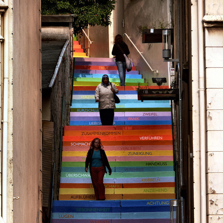 arte urbano escaleras 3