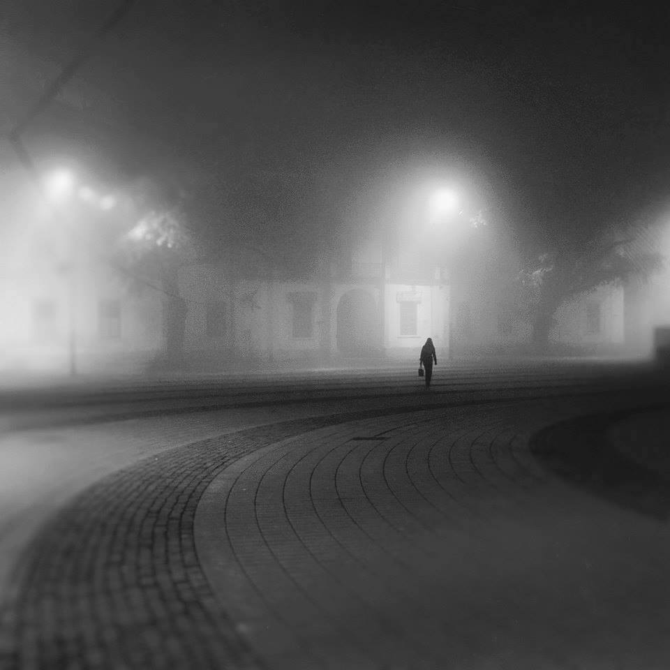 night walk by Marchevca Bogdan