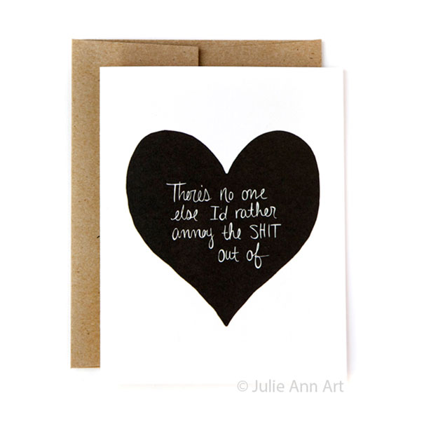 Anti Valentine Cards Julie Ann4