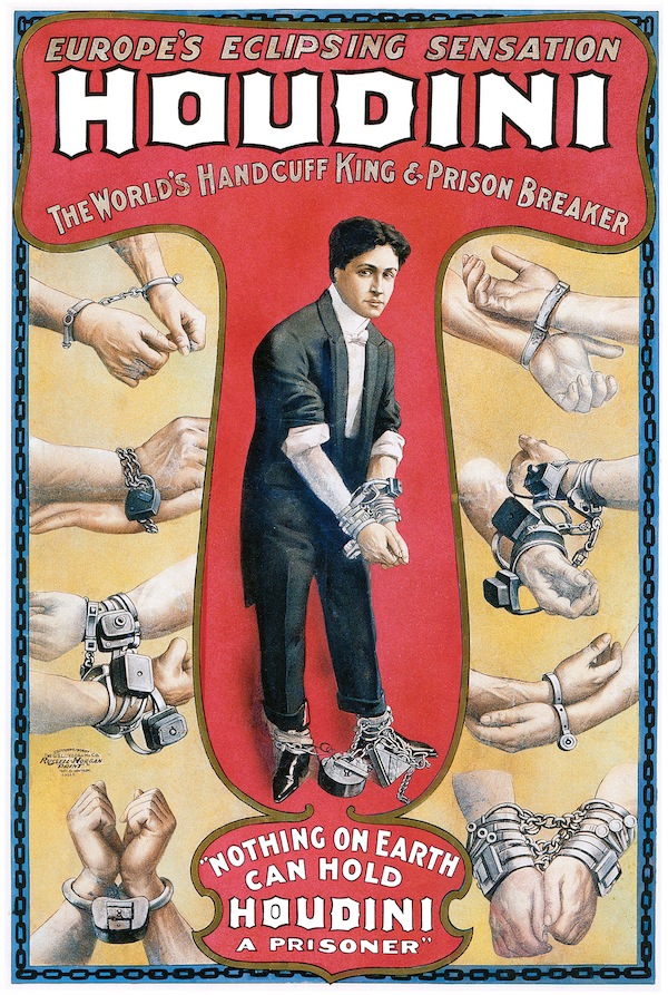 Cartel de Houdini col. particular