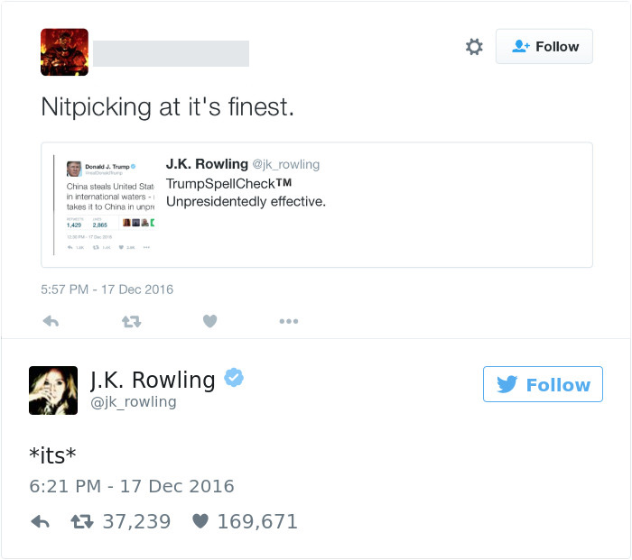 J. K. Rowling Twitter trolls haters respuestas 9