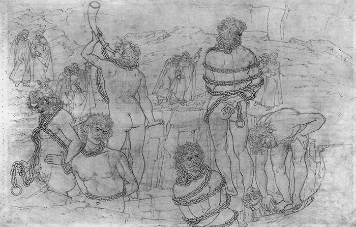 La divina comedia Sandro Botticelli