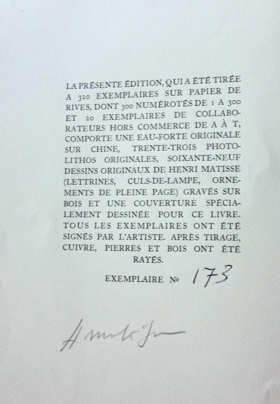 Las flores del mal Baudelaire Matisse 6